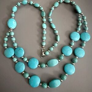 Turquoise Beaded Necklace